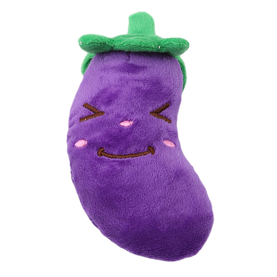 Pluche knuffel speelgoed aubergine veilig kauwen Daily Paw