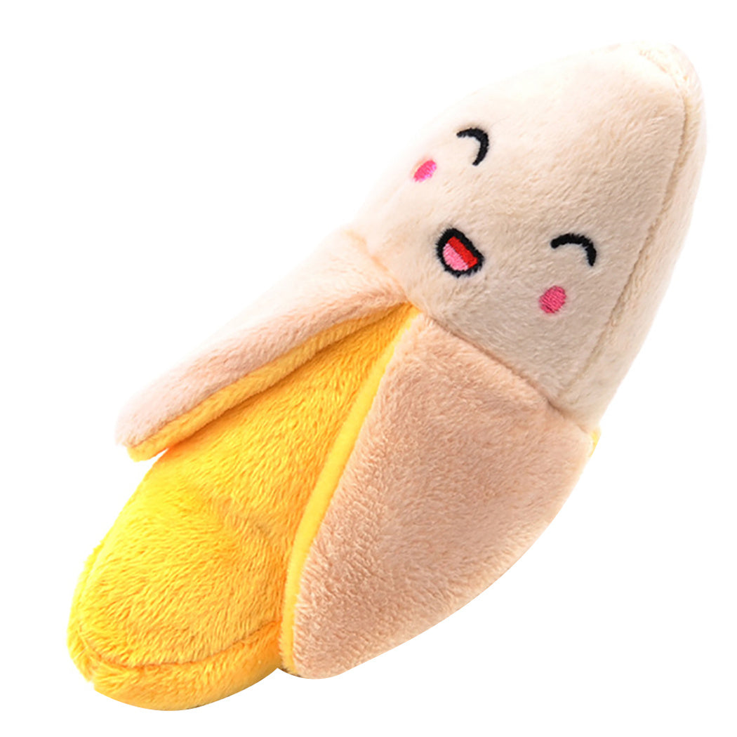 Pluche knuffel speelgoed banaan veilig kauwen Daily Paw
