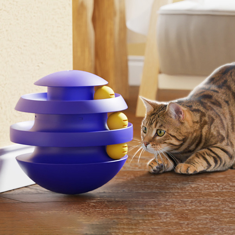 Kattenspeelbal 3 lagen detail praktisch duurzaam Daily Paw