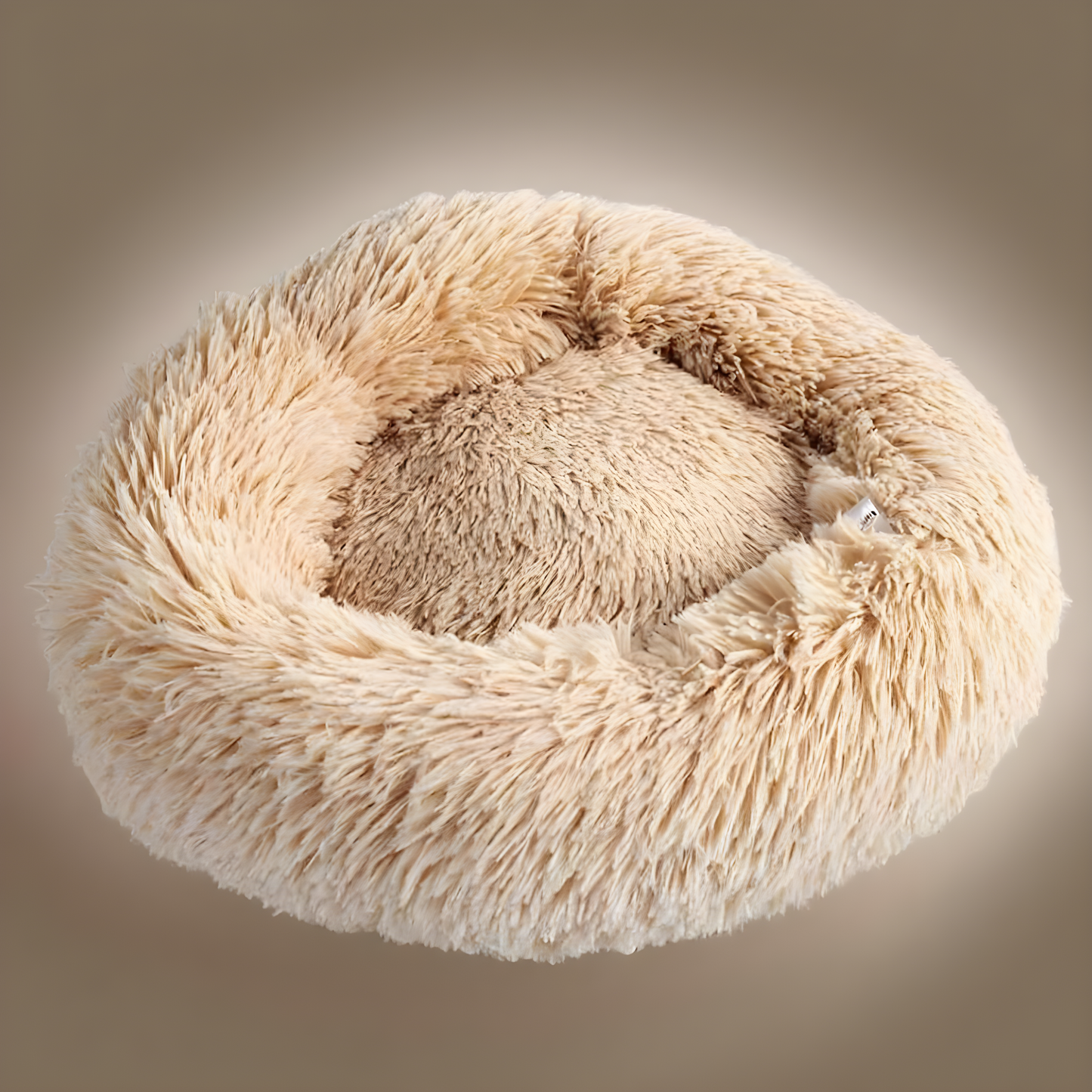 Kalmerend donut huisdierenbed beige praktisch stijlvol Daily Paw
