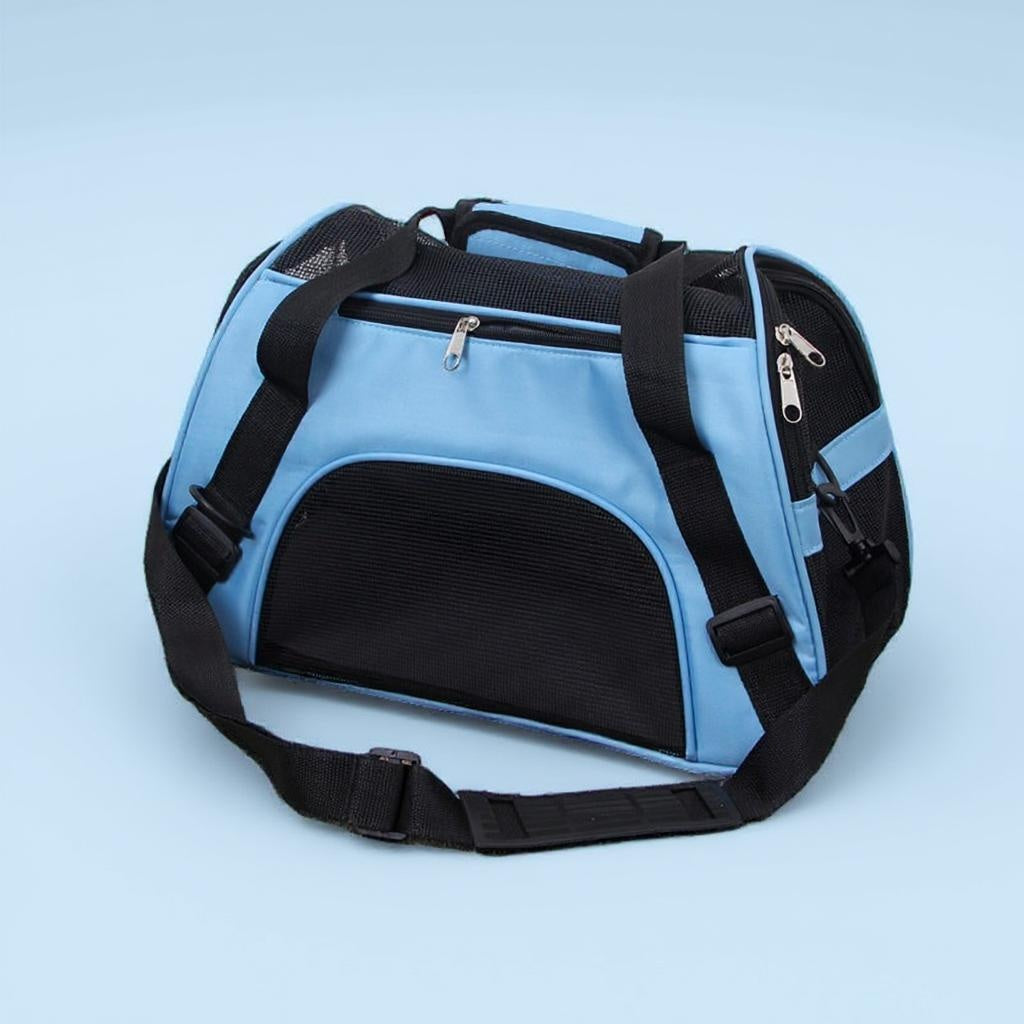 Comfortabel draagtas huisdieren blauw mesh ventilatie Daily Paw