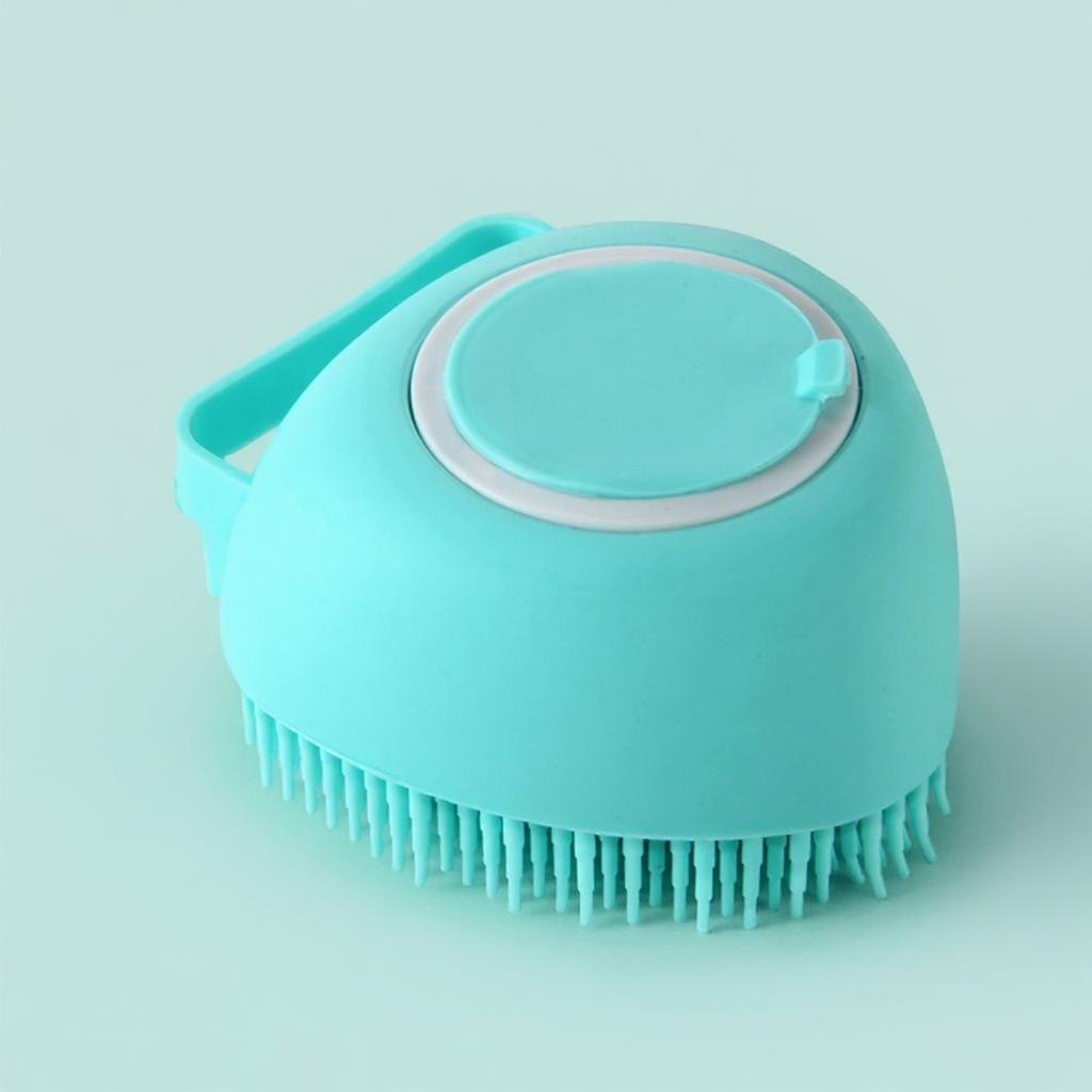 Bad- massageborstel groen hartje stressvrij wassen Daily Paw