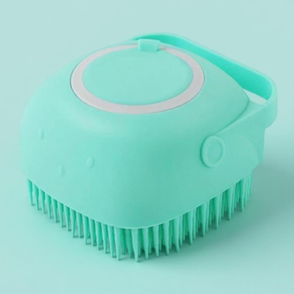 Bad- massageborstel groen vierkant vorm ontspannend baden