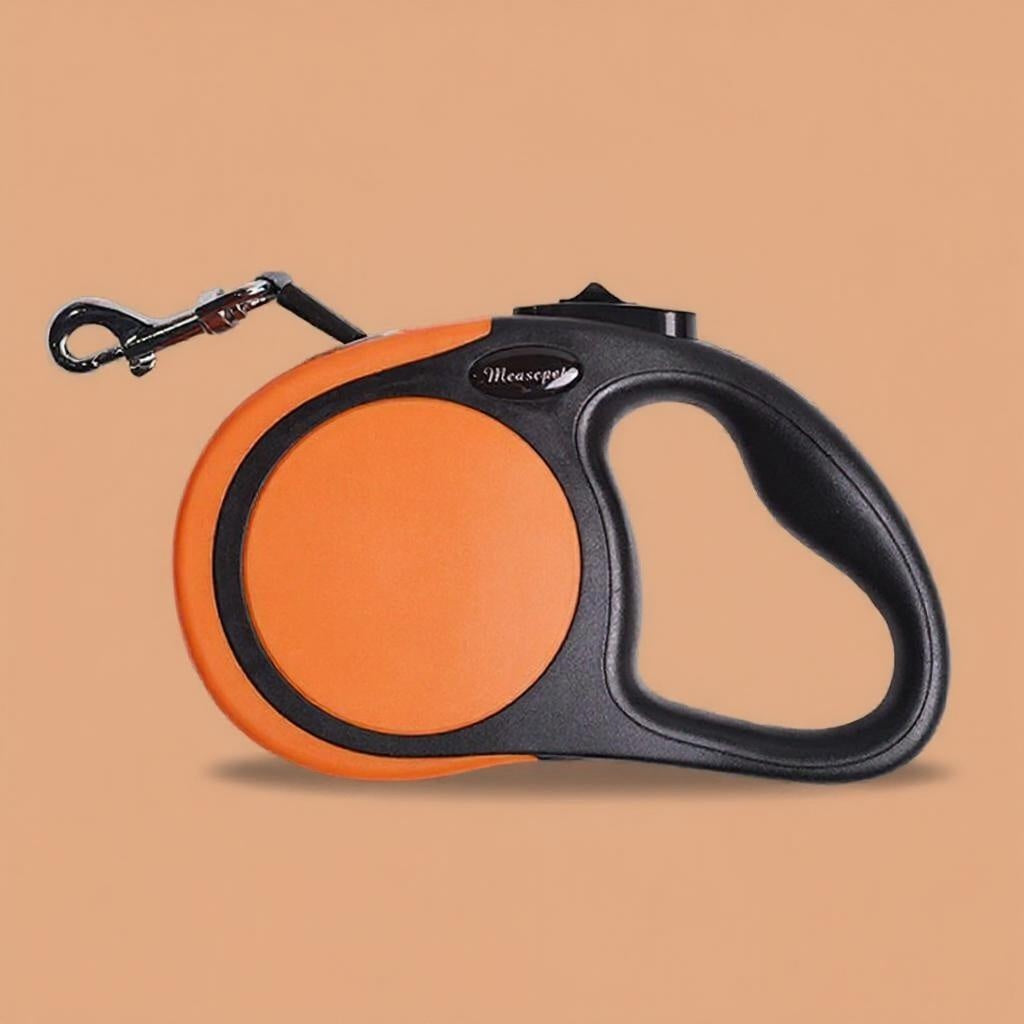 Intrekbare hondenriem oranje 5m automatisch intrekken Nederland