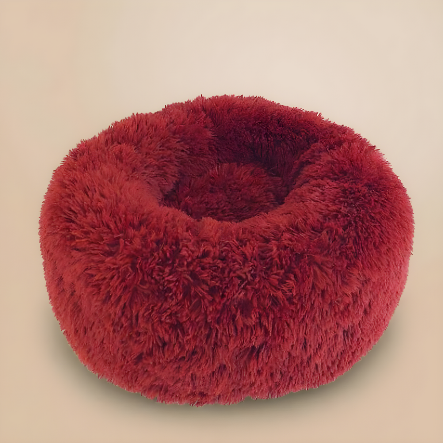 Kalmerend donut huisdierenbed rood 8 kleuren beschikbaar Daily Paw