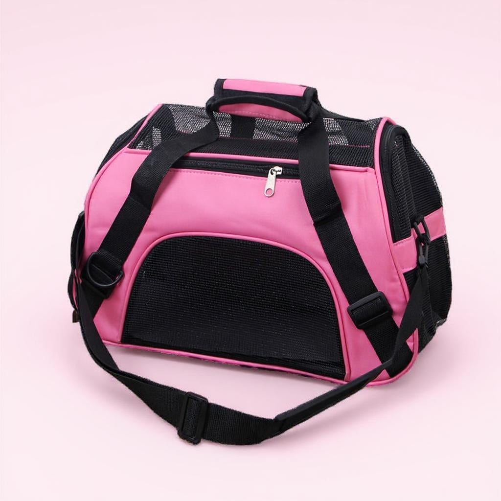 Comfortabel draagtas huisdieren roze comfort onderweg Nederland
