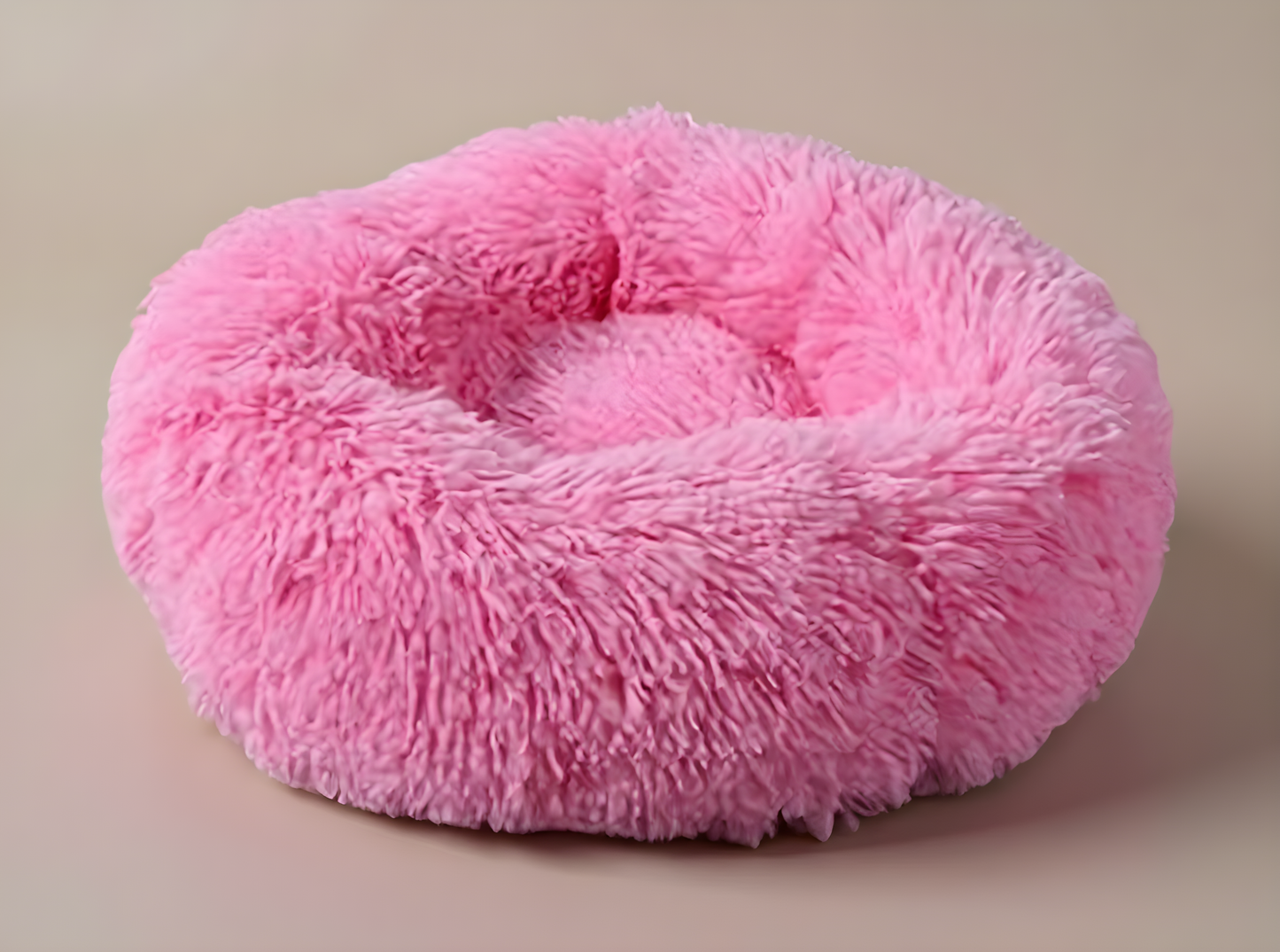 Kalmerend donut huisdierenbed roze 5 maten beschikbaar Nederland
