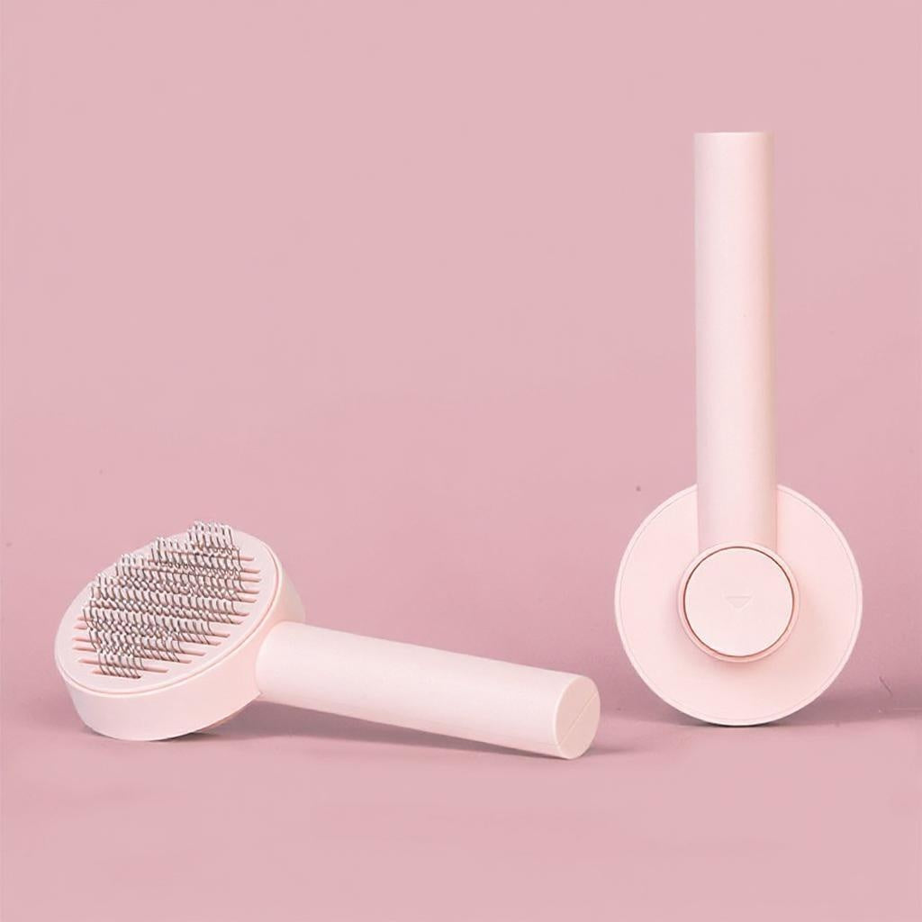 Snel reinigbaar huisdierborstel roze slim gebruiksvriendelijk Daily Paw