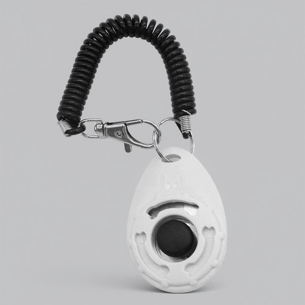 Witte trainingsklikker voor honden training Daily Paw Nederland