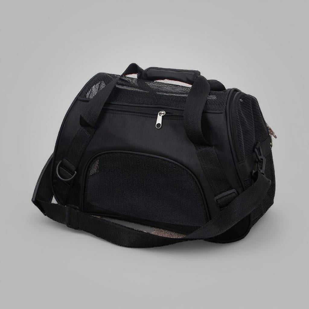 Comfortabel draagtas huisdieren zwart veilig reizen Daily Paw Nederland