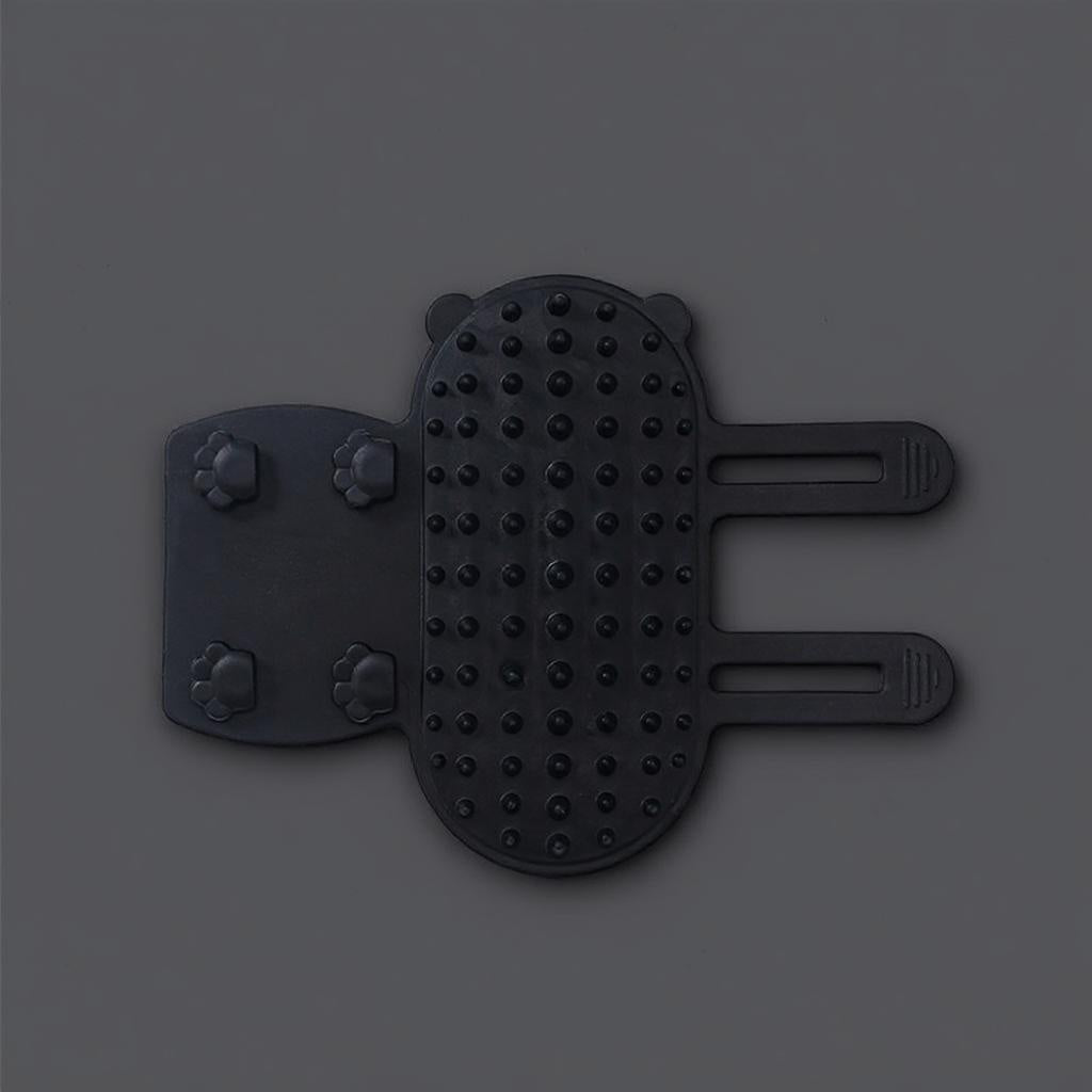 Opzetbaar massageborstel zwart 3 stuks katten honden Daily Paw Nederland