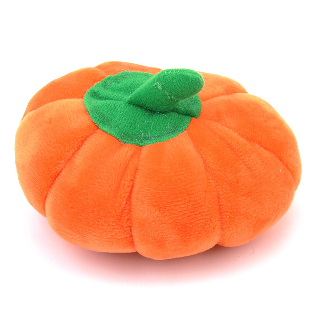 Pluche knuffel speelgoed pompoen veilig kauwen Daily Paw
